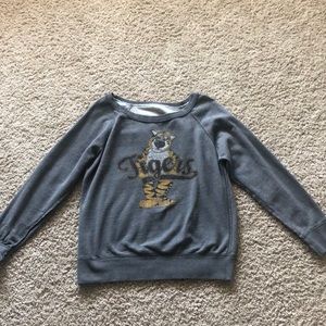 Crew neck college sweatshirt